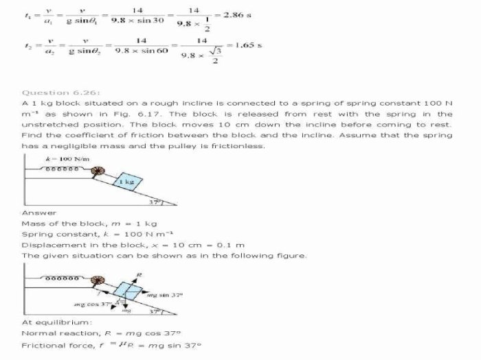 Coefficient of friction worksheet answers