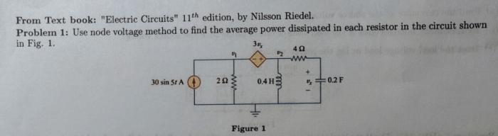 Electric circuits 11th edition solutions