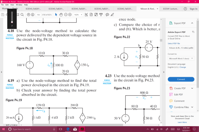 Electric circuits 11th edition solutions