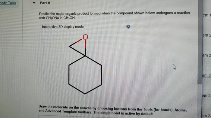 Predict the major product for the reaction shown